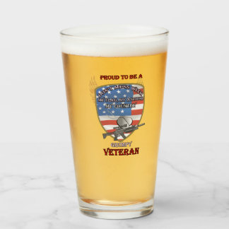 Orgulloso De Ser Un Vaso De Cerveza De Veterano Gr