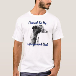Orgulloso de ser una camiseta de papá Greyhound