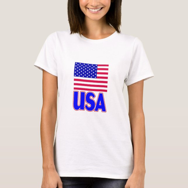 orgulloso de ser una camiseta estadounidense (Anverso)
