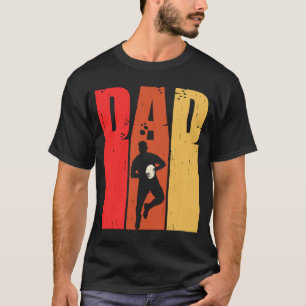 ORGULLOSO DISEÑO DE CAMISETAS DE RUGBY DAD