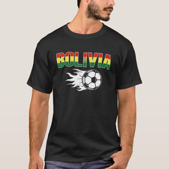 Orgulloso Fans de Bolivia Jersey - Fútbol bolivian (Anverso)