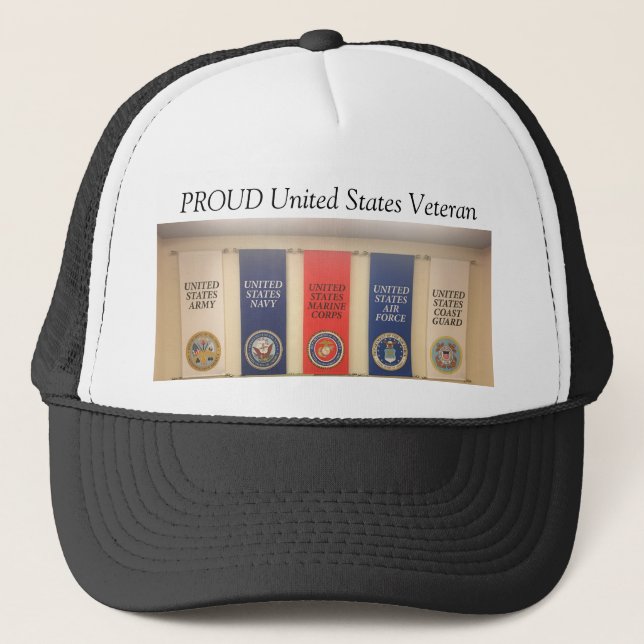 Orgulloso Gorra veterano de los Estados Unidos (Anverso)