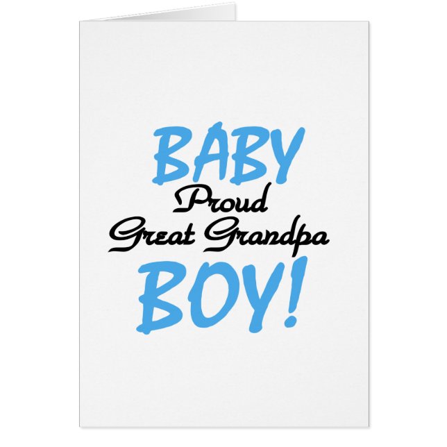 Orgulloso Gran Abuelo de Boy Tshirts y regalos (Frente)