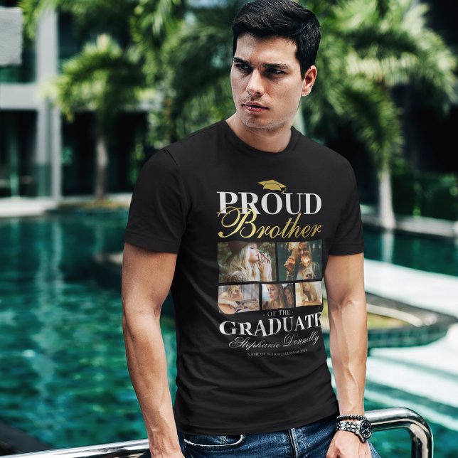 Orgulloso hermano de la camiseta graduada (Subido por el creador)