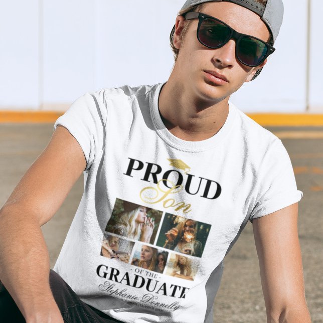 Orgulloso hijo de la camiseta graduada (Subido por el creador)