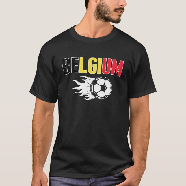 Orgulloso hinchas belgas de fútbol Jersey - Fútbol (Anverso)