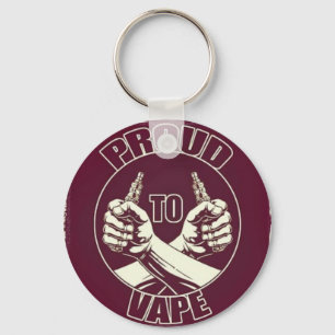 "Orgulloso llavero de Vape"