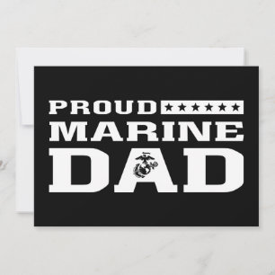 Orgulloso Marine Dad - Blanco
