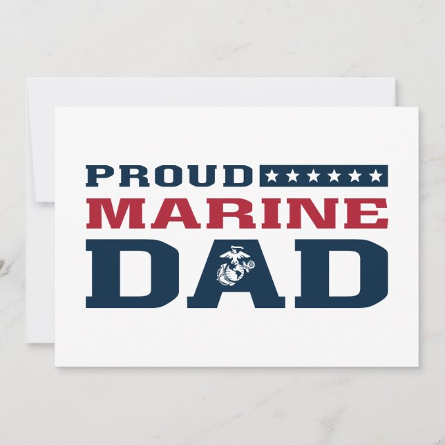 Orgulloso Marine Dad - Color (Anverso)