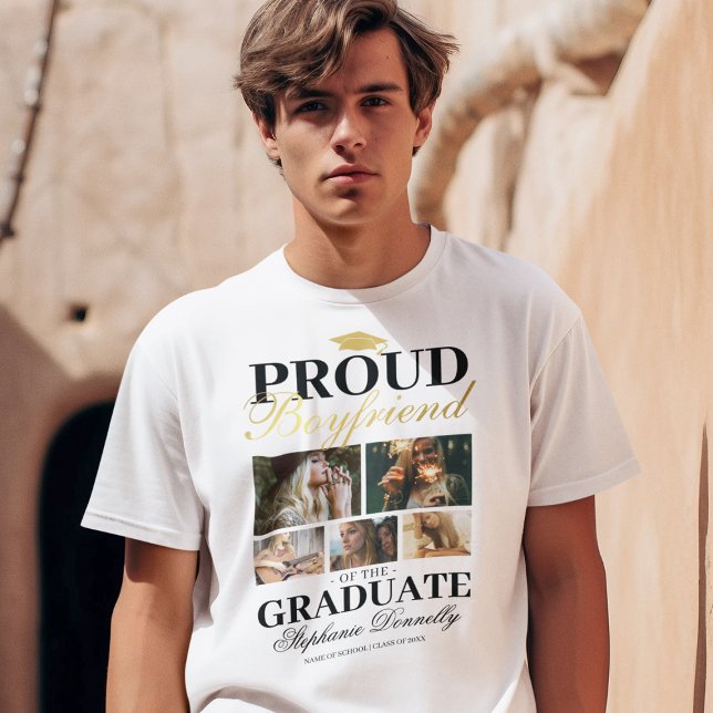 Orgulloso novio de la camiseta graduada (Subido por el creador)