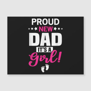 Orgulloso Nuevo Papá Es Una Niña