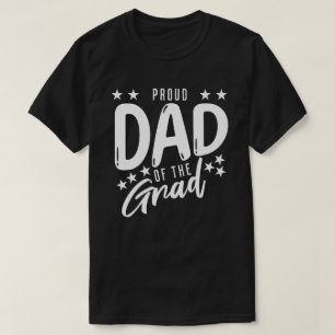 Orgulloso padre de la camiseta del padre graduado 