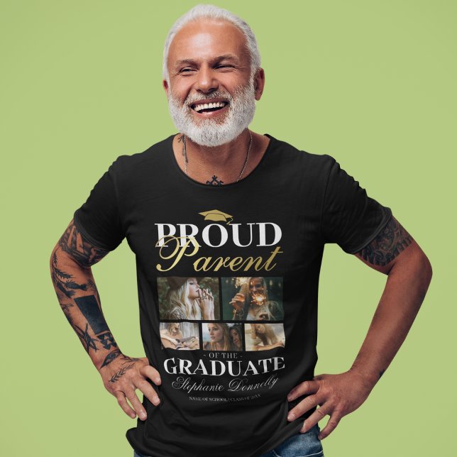 Orgulloso padre de la camiseta graduada (Subido por el creador)