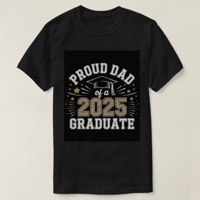 Orgulloso Padre De Una Camiseta De Graduado En 202 (Diseño del anverso)