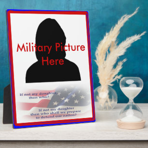 Orgulloso padre del marco de la hija militar