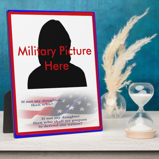 Orgulloso padre del marco de la hija militar (Lado)