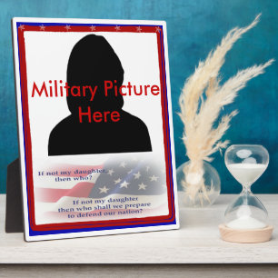 Orgulloso padre del marco de la hija militar