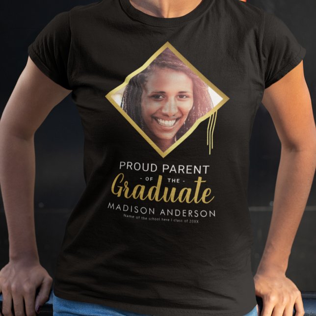 Orgulloso Padre Graduado Foto Camiseta (Subido por el creador)