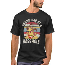 Orgulloso papá de una camiseta del heot al Basset 