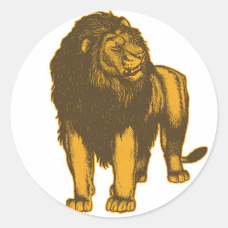 Orgulloso Pegatina de León