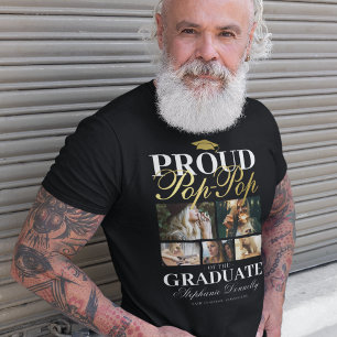 Orgulloso Pop-Pop de la camiseta graduada