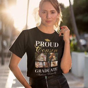 Orgulloso primo de la camiseta graduada