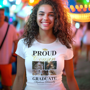 Orgulloso primo de la camiseta graduada
