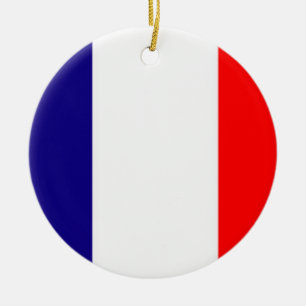 Orgulloso ser ornamento francés del navidad de la