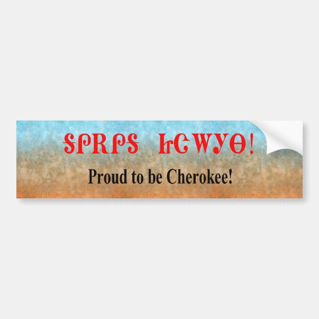 Orgulloso ser pegatina para el parachoques (Frente)