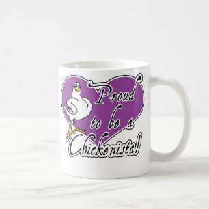 Orgulloso ser una taza de café de Chicikenista