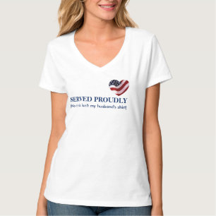 Orgulloso servida camiseta