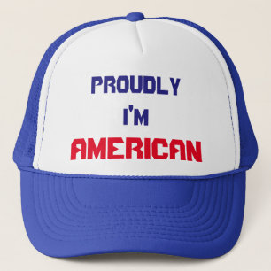 Orgulloso, soy un gorro de camionero americano