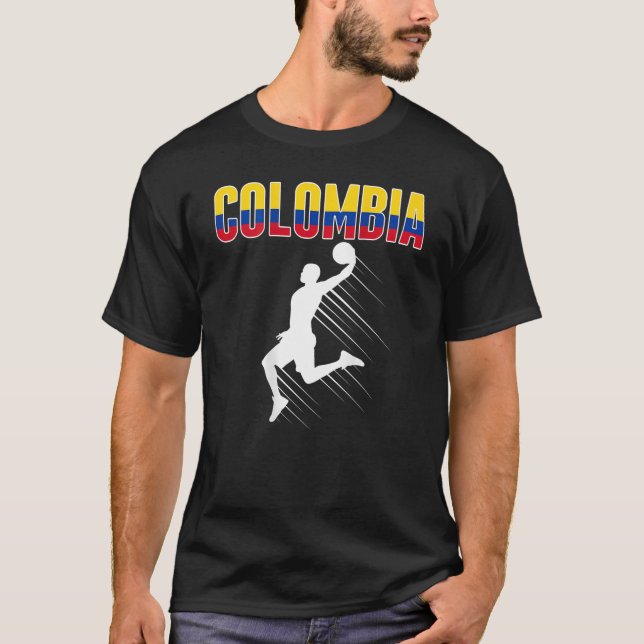 Orgullosos Fans de Básquetbol Jersey Colombiano Fl (Anverso)