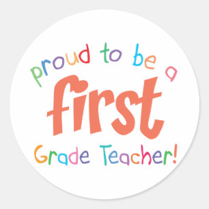Orgullosos Pegatinas de primer grado