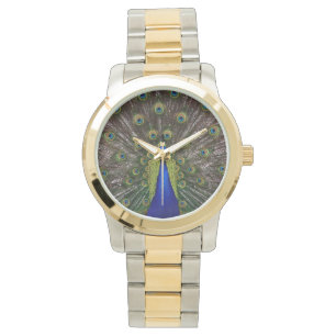 Orgullosos relojes de pavo real