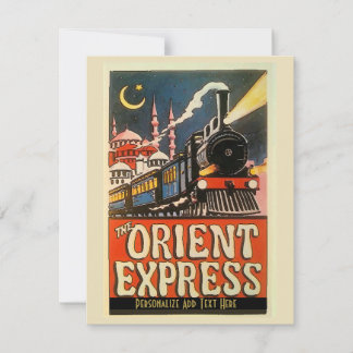 Orient Express Train, añadir Poster personalizado 