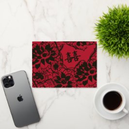 Oriental Art Deco Florals | Double Happiness