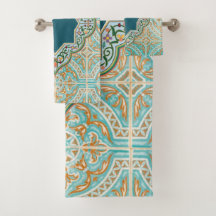 Oriental - Juego de toallas de baño