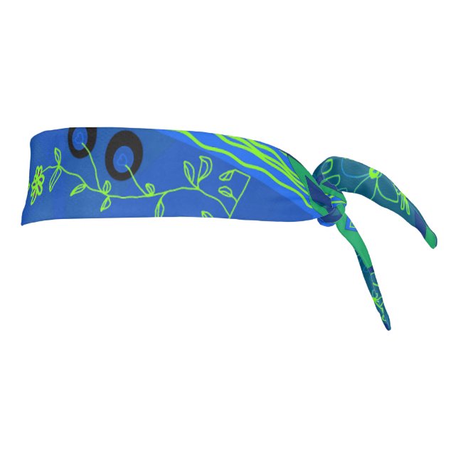 Origami Chintz (L) Verde Azul (Girar 90)