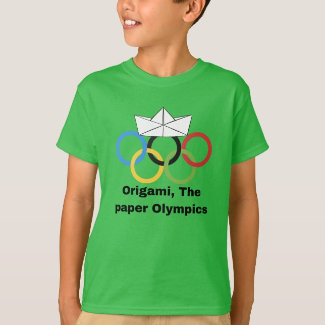 Origami, la camiseta de los Juegos Olímpicos de pa (Anverso)
