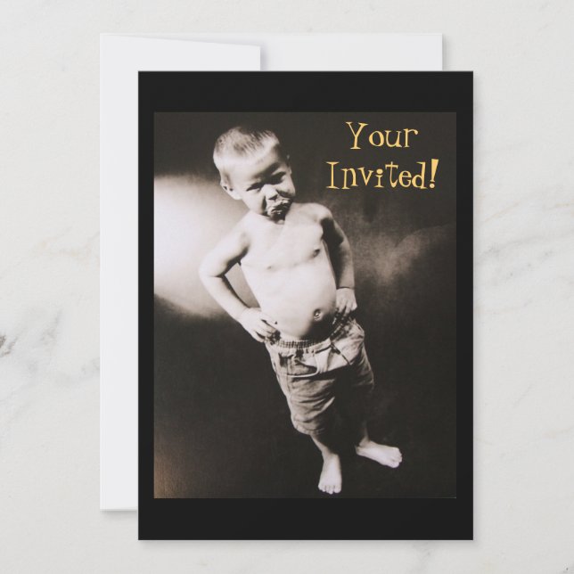 Origen de las invitaciones de los chicos que defie (Anverso)
