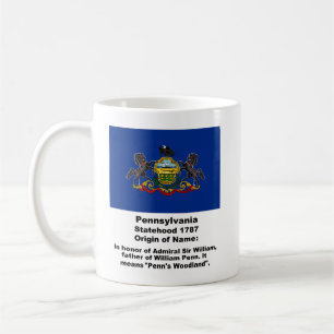Origen del nombre de la taza de café de Pensilvani
