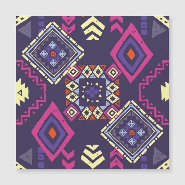 Origen geométrico primitivo, étnico tribal. (Anverso)