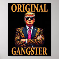 Original Gangster Funny Trump Arte Pop Estilo Trum