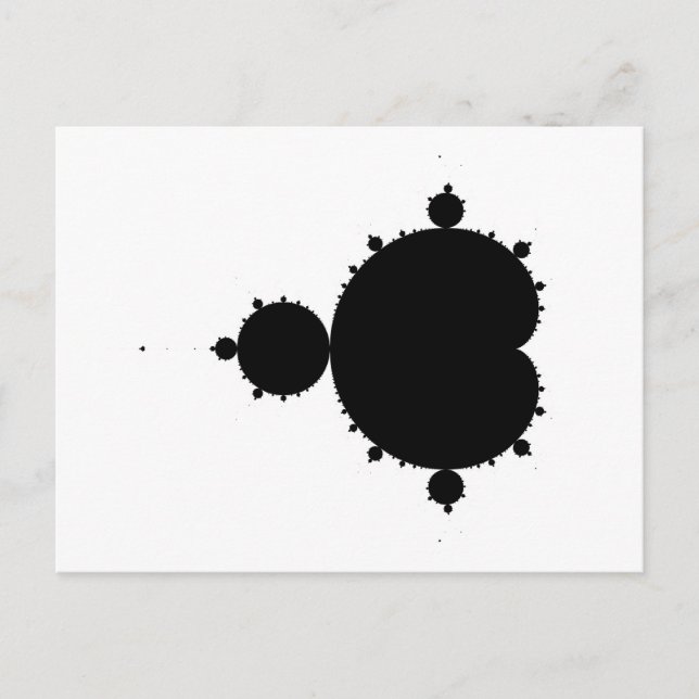 Original Mandelbrot Set 01 - Postal Fractal (Anverso)