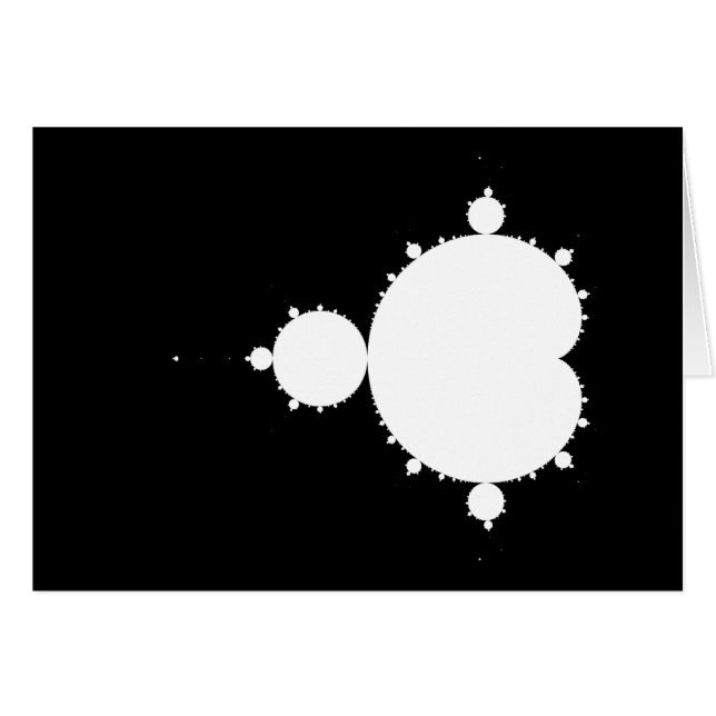 Original Mandelbrot Set 02 - Tarjeta Fractal (Anverso (Horizontal))
