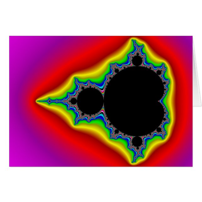 Original Mandelbrot Set 04 - Tarjeta Fractal (Anverso (Horizontal))