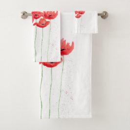 Original Red Poppies Flores Jardín Floral Fresco