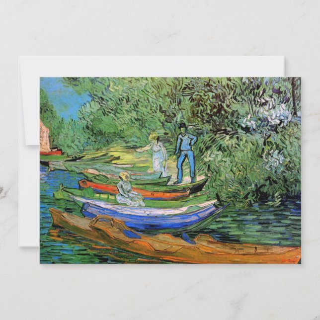 Orilla del Oise en Auvers por Vincent van Gogh (Anverso)