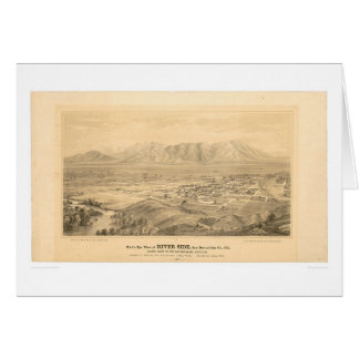 Orilla, mapa panorámico 1877 (1404C) del CA